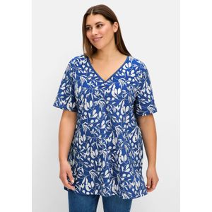 Sheego T-Shirt "Große Größen", mit Blumendruck, in leichter A-Linie