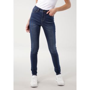 KangaROOS 5-Pocket-Jeans "SUPER SKINNY HIGH RISE", knöchellang, mit Used-Optik, hohe Leibhöhe