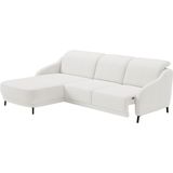 sit&more Ecksofa "Blues L-Form", wahlweise mit Klapptisch und USB
