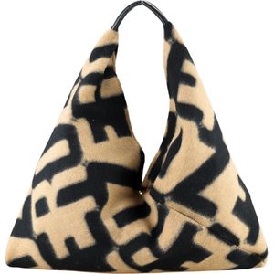 COLLEZIONE ALESSANDRO Schultertasche "Fashionista", Dicke Stofftasche, Made in Italy