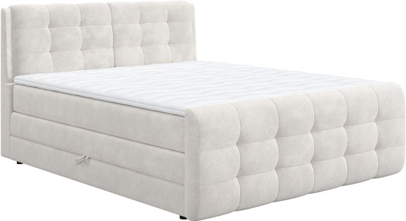 COTTA Boxspringbett "Fort mit Bettkasten, inkl. Topper", erhältlich in verschiedenen Breiten (160cm, 180cm & 200cm)