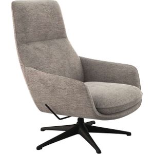 FLEXLUX Drehsessel "Marinella, Relaxsessel, TV-Loungesessel, Polstersessel,", Liegefunktion, drehbar, Fuß schwarz