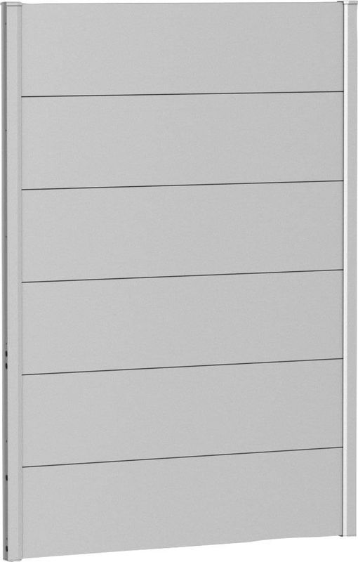 Biohort Sichtschutzelement, 6 Metall-Paneele und 2 Führungsschienen, LxH: 96x137 cm