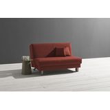 ell + ell Schlafsofa "Enny", Liegefläche Breite 120 oder 140 cm, Liegehöhe 40 cm, Füße alufarben
