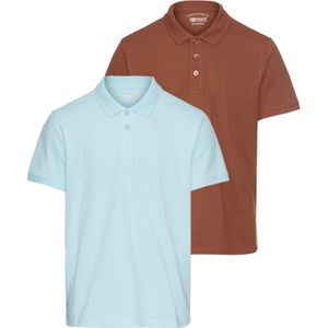 Mans World Poloshirt, (2-er Pack), in tollen Farbkombinationen