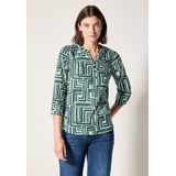 Cecil Klassische Bluse, mit 3/4 Ärmeln