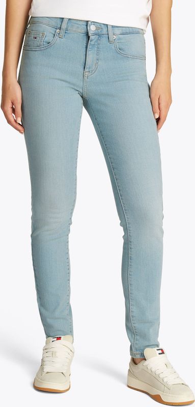 Tommy Jeans Skinny-fit-Jeans "Sophie Low Waist Skinny", mit Logo-Badge, in Knöchellänge