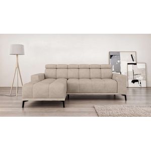 INOSIGN Ecksofa "CAZIE, Designsofa, L-Form, trendige Bubble-Optik,", L-Form mit Wellenunterfederung, Recamiere rechts/links bestellbar