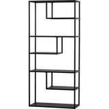 WOOOD Bücherregal "Teun", aus Metall, viel Platz, H 188 cm x B 85 cm