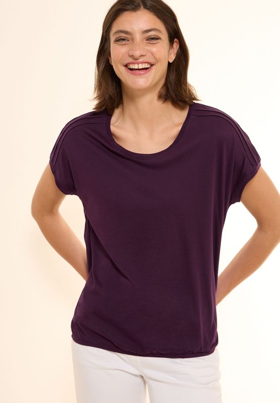 Cecil T-Shirt, mit Schulterdetail
