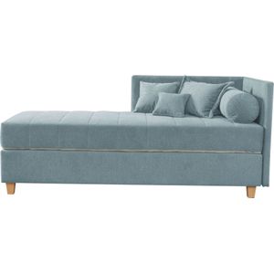 alina Schlafsofa "Kona", 7-Zonen Taschenfederkernmatratze, Zierkissen-Set und Schlummerrollen