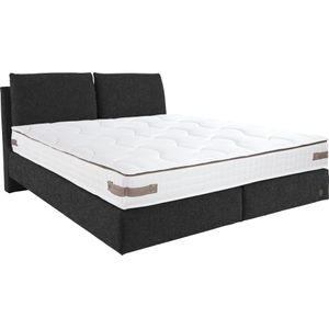 Birkenstock Boxspringbett "Linz", mit Kopfteil in Kissenoptik