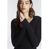 AJC Strickkleid, festlicher Anlass, wadenlang, figurbetont, aus Viskosemischung