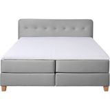 Home affaire Boxspringbett "Fargo", in Überlänge 220 cm, mit Topper, 3 Ausführungen, 4, Breiten