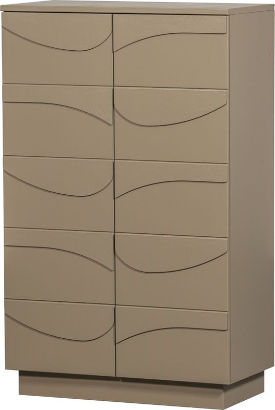 WOOOD Stauraumschrank "Teo", mit push-to-Open-Funktion, Höhe 116 cm
