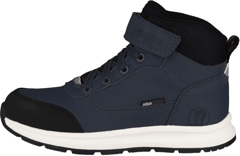 TROLLKIDS Sneakerboots "KIDS STAVANGER MID CUT XT", wasserdicht, Klettverschluss, reflektierende Details