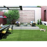 Primaflor-Ideen in Textil Kunstrasen "MEGAN", rechteckig, 40 mm Höhe, mit Drainagefunktion, strapazierfähig, wasserfest, UV-beständig, witterungsbeständig, ideal für Balkon &Terrasse