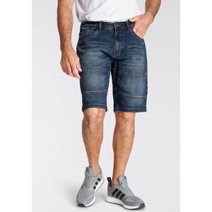 H.I.S Jeansbermudas, entspannte Passform, gerader Beinschnitt, modische Washed-Optik