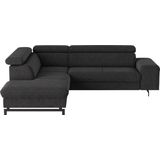 COTTA Ecksofa "Emma L-Form", Verstellbare Kopfstützen, optional mit Schlaffunktion und Bettkasten