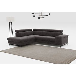 COTTA Ecksofa "Emma L-Form", mit Kopfteilverstellung, wahlweise mit Bettfunktion & Bettkasten