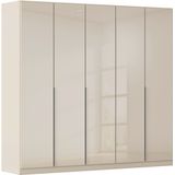 rauch Drehtürenschrank "Kleiderschrank Kleiderschränke Schrank Garderobe AGORDO mit Glasfront", (in zwei Griff-Farben), durchdachte Innenausstattung, in 6 Breiten und 2 Höhen MADE IN GERMANY