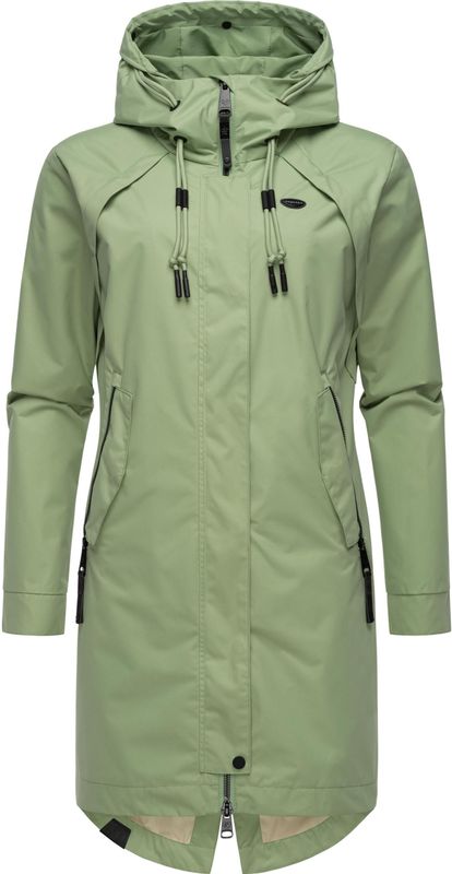Ragwear Jerseymantel "Rejany", Wasserdichter Damen Parka für die Übergangszeit