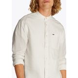 Tommy Jeans Langarmhemd "TJM LINEN MIX BAND COLLAR SHIRT"