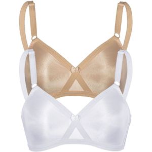 Sassa Soft-BH "2er Pack Soft BH mit Kreuzblende Functional Bras"