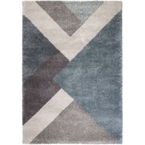 FLAIR RUGS Hochflor-Teppich "Zula", rechteckig, 30 mm Höhe, modernes Design, geometrisches Muster, pflegeleicht