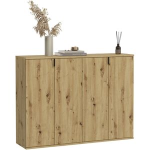 INOSIGN Garderoben-Set "Trondheim, Breite 122 cm, best. aus 2 Kommoden, 4 Türen, 12 Fächer", (Set, 2 St.), Kommode, Sideboard, Kommodenkombination, Kommoden Set