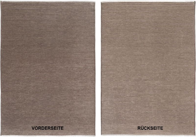 OCI DIE TEPPICHMARKE Teppich "JOKER OF STRIPES", rechteckig, Wendeteppich, weiche flache Oberfläche