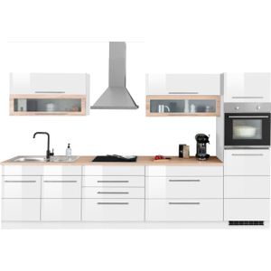 KOCHSTATION Küchenzeile "KS-Wien", Breite 340 cm, wahlweise mit E-Geräten und Induktion