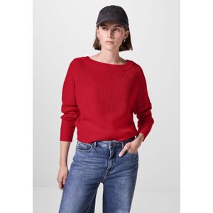 STREET ONE STUDIO Strickpullover, mit U-Boot-Ausschnitt
