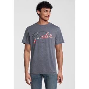 Recovered T-Shirt "Fender American Flag Logo", mit Fender-Logo im Vintage-Stil