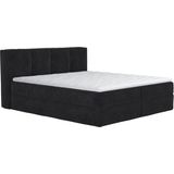 Home affaire Boxspringbett "Sacy", Boxbett inkl. Topper, 2 Matratzen, Härtegrade H2, H3 und H4 wählbar