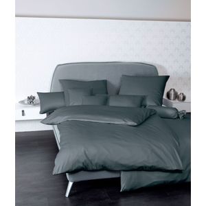 Janine Bettwäsche "Colors 31001", (2 tlg.), in Mako Satin Qualität aus 100% Baumwolle, Bett- und Kopfkissenbezug mit Reißverschluss, pflegeleicht, feinfädig, MADE IN GREEN zertifiziert