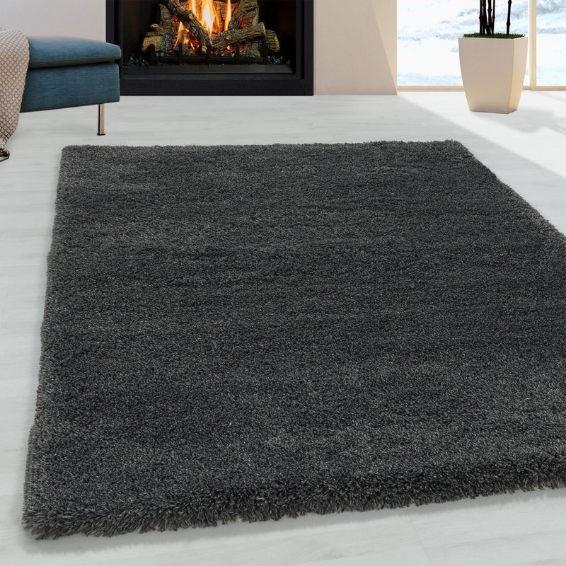 Ayyildiz Teppiche Hochflor-Teppich "FLUFFY 3500", rechteckig, 50 mm Höhe, Langflor, Shaggy, uni, robust, auch in rund erhältlich, Wohnzimmer