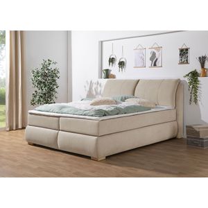 Home affaire Boxspringbett "Breitenthal", abnehmbare Rückenkissen mit Klettband