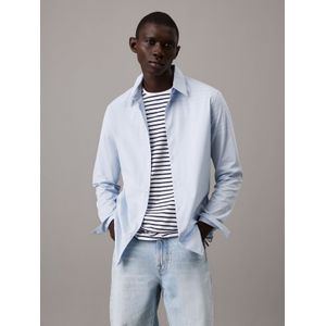 Calvin Klein Langarmhemd "LS SOLID STRETCH SLIM SHIRT", in Unifarbe