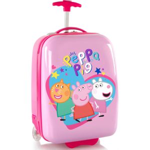 Heys Kinderkoffer "Peppa Pig rosa, 46 cm", 2 Rollen, Heys x Joachim Llambi Kindertrolley Handgepäck-Koffer