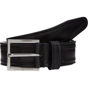 Tommy Hilfiger Ledergürtel "HUDSON EMBOSS LEATHER 3.0", Größenverstellbar