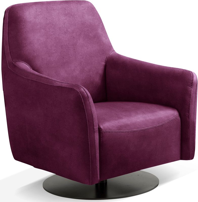 Egoitaliano Sessel "Felicity Drehsessel mit Wippfunktion, kompakt und bequem, Loungesessel", Solitärsessel drehbar mit Wipp-Funktion