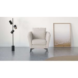 Places of Style Cocktailsessel "MATTHEW Sessel, Maße B/T/H: 83/85/88 cm", modern, mit Rückenkissen