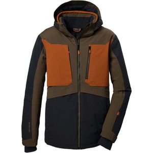 Killtec Skijacke "KSW 47 MN SKI JCKT", Wasserdichte Herrenjacke, atmungsaktiv, abnehmbare Kapuze