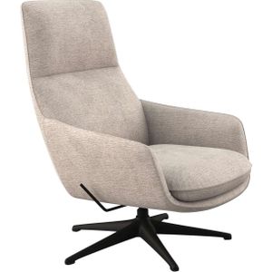 FLEXLUX Drehsessel "Marinella, Relaxsessel, TV-Loungesessel, Polstersessel,", Liegefunktion, drehbar, Fuß schwarz