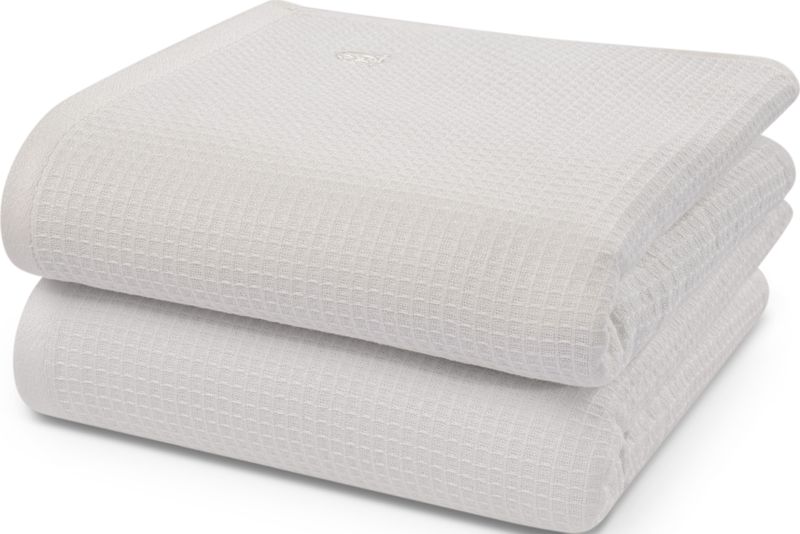 ROSS Handtücher "Waffelpique", (Packung, 2 St.), 100% Baumwolle