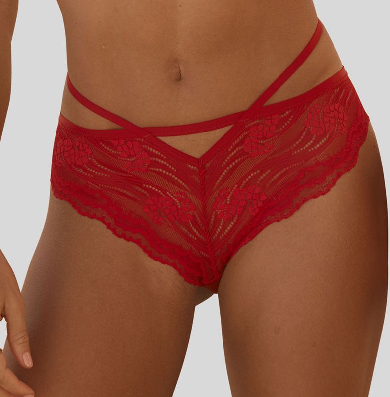s.Oliver Panty "Alice", mit aufregender Bänder-Optik