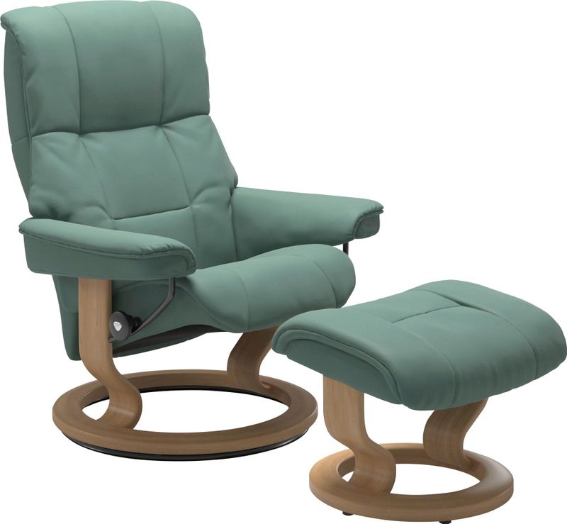 Stressless Relaxsessel-Set "Mayfair", mit Hocker, mit Classic Base, in 3 Größen, Gestell Eiche