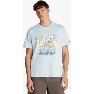 Tommy Jeans T-Shirt "TJM RLX ARCH SAILING SS TEE EXT", mit großem, mehrfarbigen Print auf der Brust