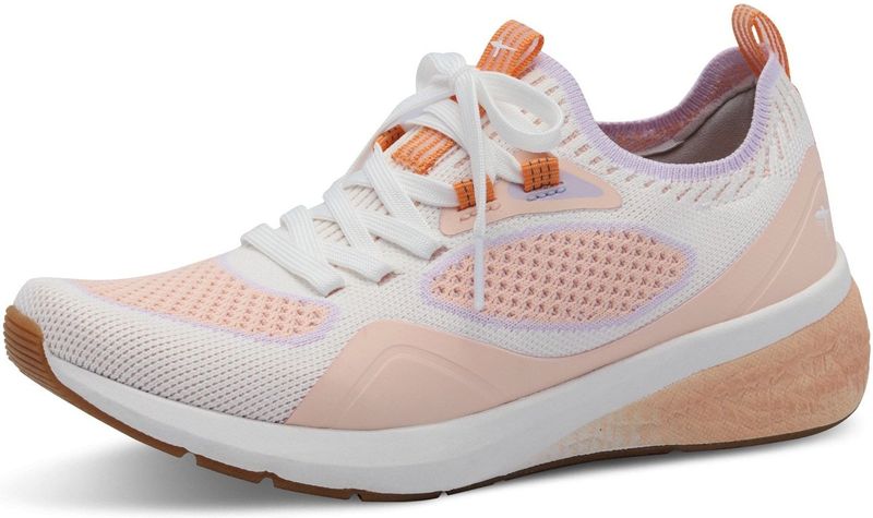 Tamaris Slip-On Sneaker, Freizeitschuh, Halbschuh, Slipper mit aufgesetzer Schnürung